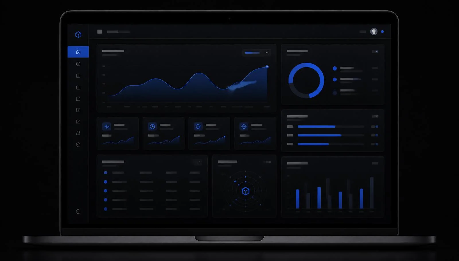 Analytics dashboard interface
